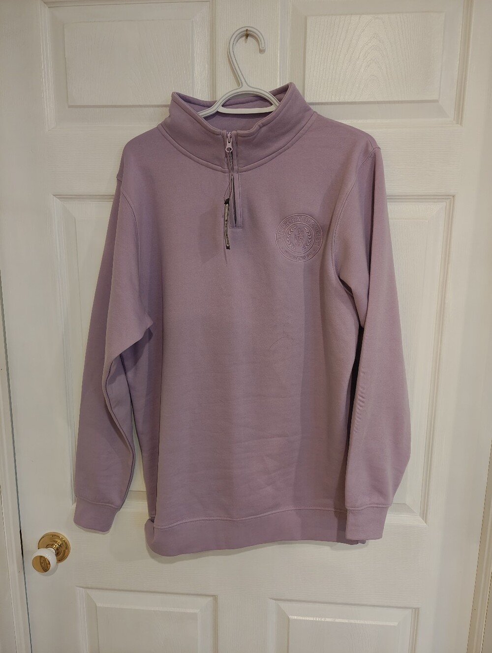 NWT - University Of Guelph - Lilac Quarter Zip - Women's M